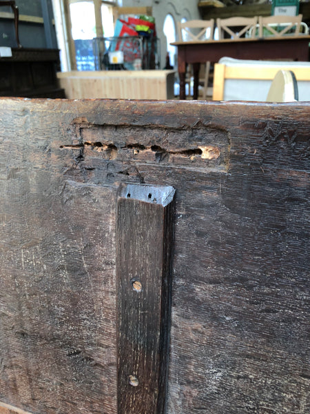 Antique Oak Mule Chest