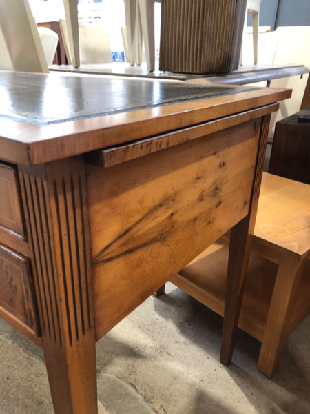 GHC - Leather Topped Walnut Fronted Desk