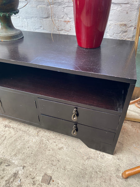 Black Low TV Cabinet