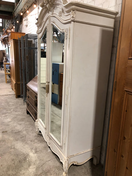 French Style Armoire Linen Press