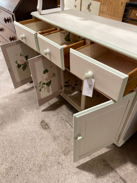 Painted Three Drawer Sideboard