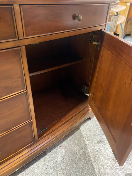 Large Bow Fronted Sideboard