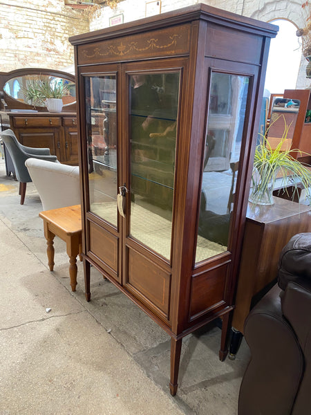 Mahogany Glass Display Cabinet GHC