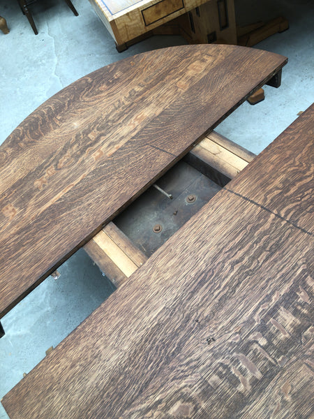 Antique Oak Claw Feet Coffee Table
