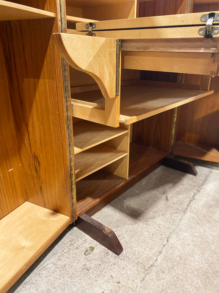 Mid Century Teak Magic Box Desk