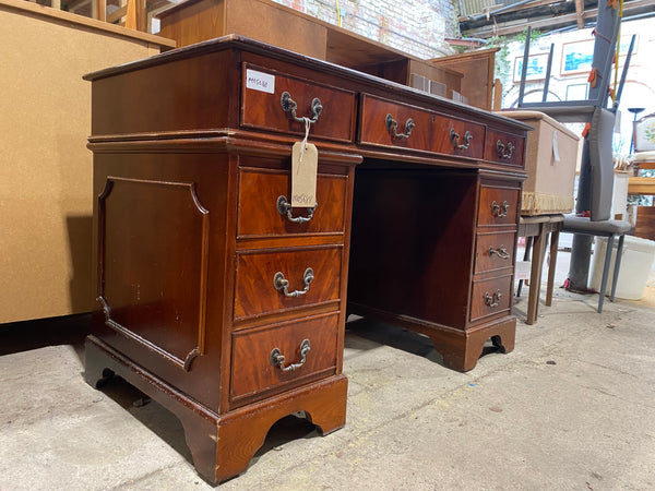 Leather Topped Captain’s Desk