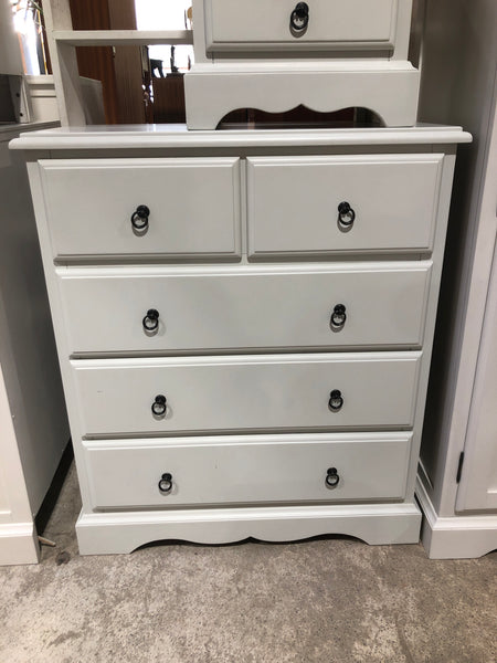French Style Grey Chest of Drawers