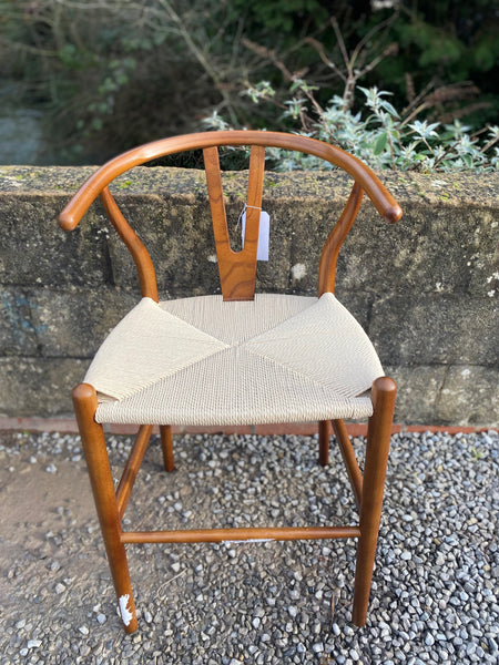Mid Century Modern Wishbone Barstool