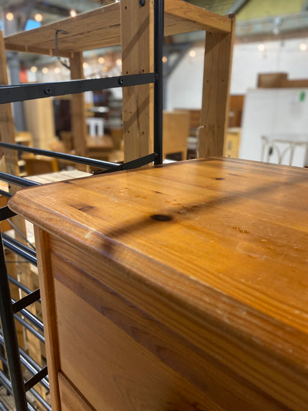 GHC - Pine 6 Drawer Desk