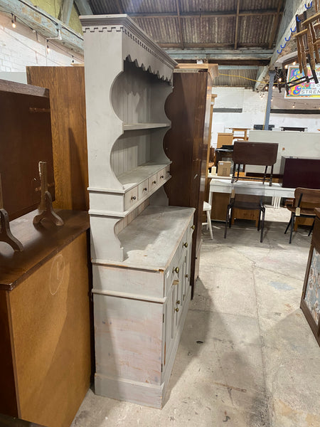 Painted Grey Pine Welsh Dresser