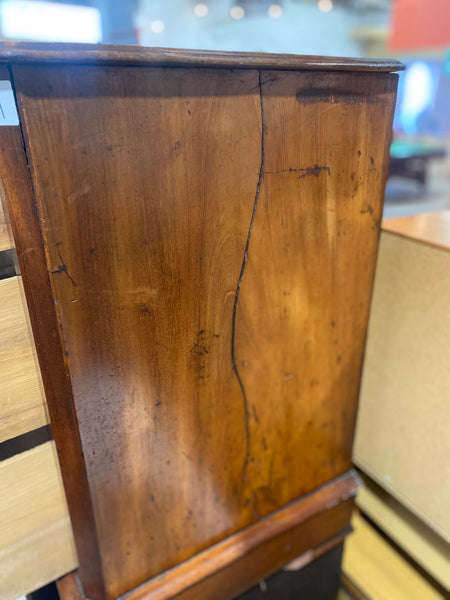 Antique Mahogany Low Chest of Drawers