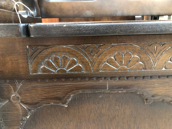 Wooden Monks Bench with Storage - GHC