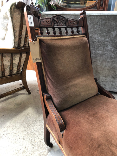 Antique Fireside Salon Chair