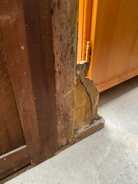 Large Gilt Framed Over Mantle Mirror