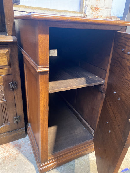Oak False Drawer Cupboard