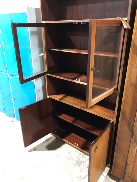 Vintage Display Cabinet with Cupboard