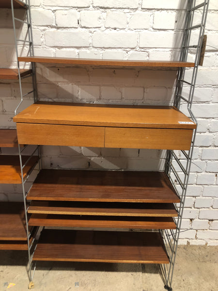 Ladderax Style Shelving Unit