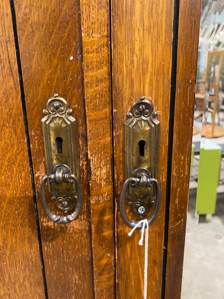 Art Deco Triple Wardrobe