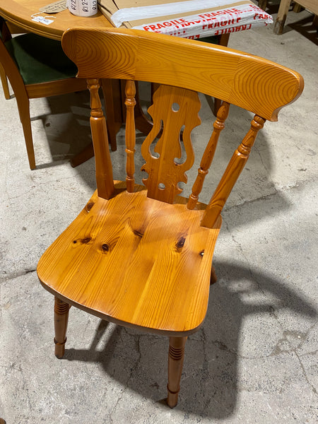 REF - Pine Dining Table & 4 Chairs