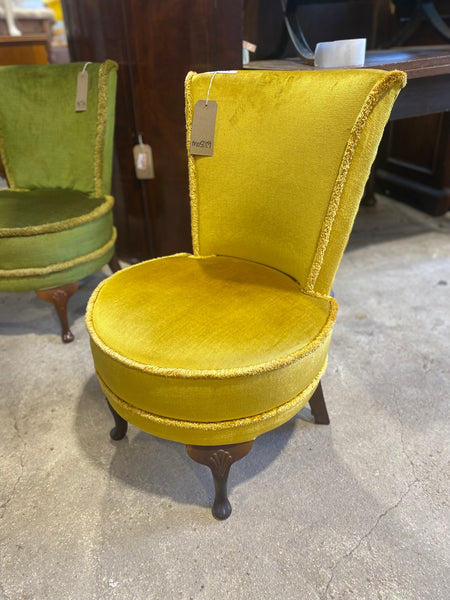 GHC - Vintage Yellow Bedroom Chair