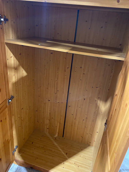 REF - Pine Double Wardrobe