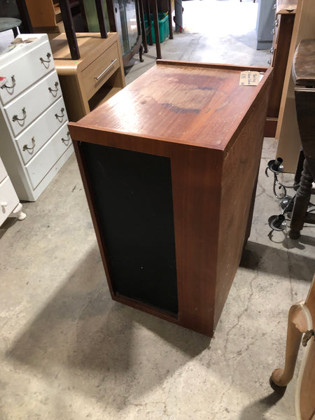 Teak Vinyl Record Cabinet - GHC