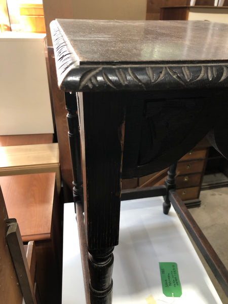 Antique Ebonised Hall Table - GHC