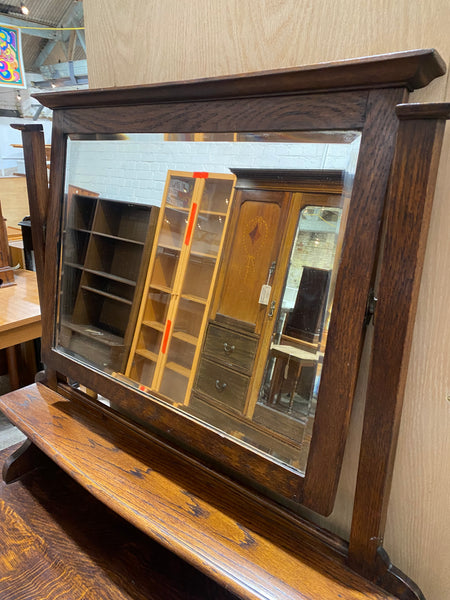 Antique Edwardian Oak Dressing Table Drawers