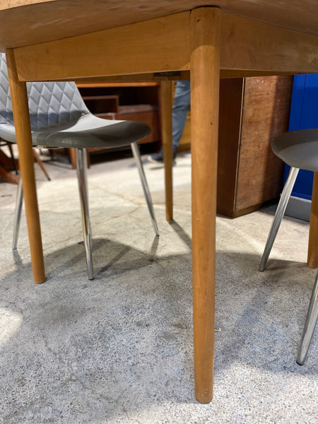 Round Wood Effect Dining Table