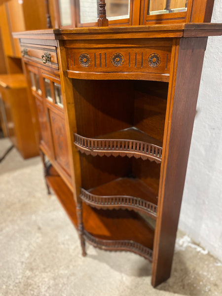 Antique Mirrored Back Chiffonier