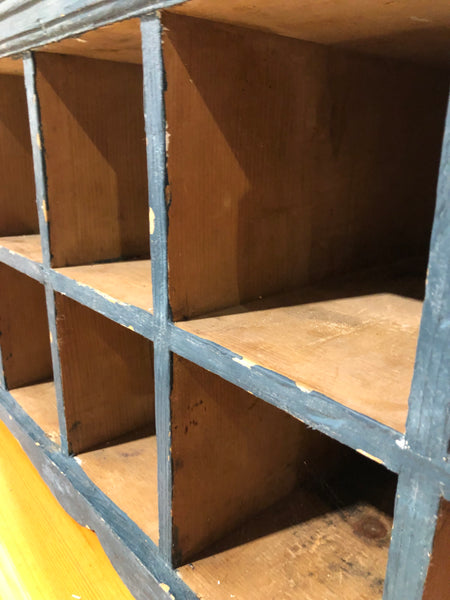 Rustic Painted Storage Shelf