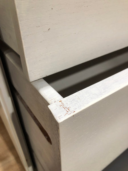 White Chest of 4 Drawers