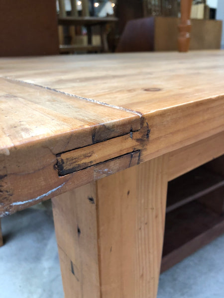 Large Heavy Duty Pine Dining Table