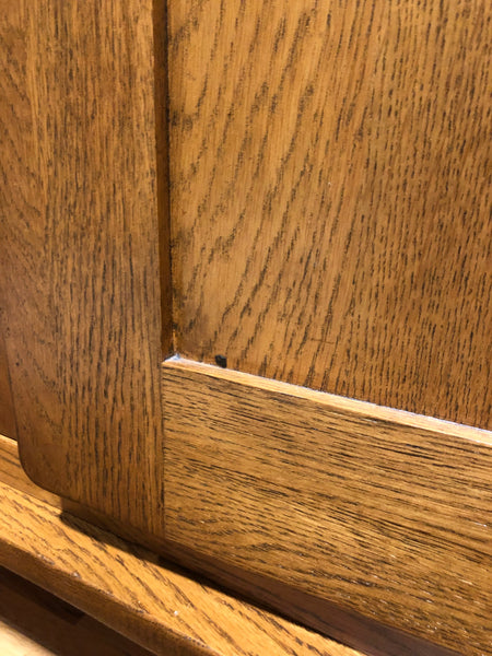 Solid Oak Double Wardrobe