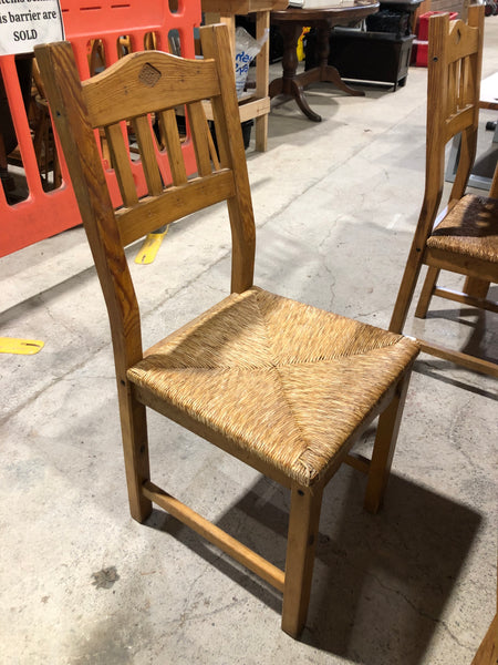Solid Pine Dining Table & 4 Chairs