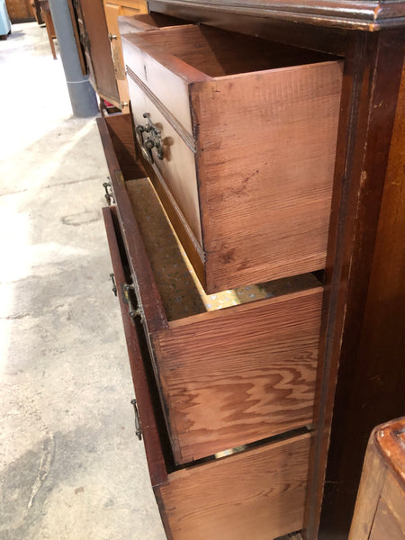Antique Chest of Drawers with Mirror