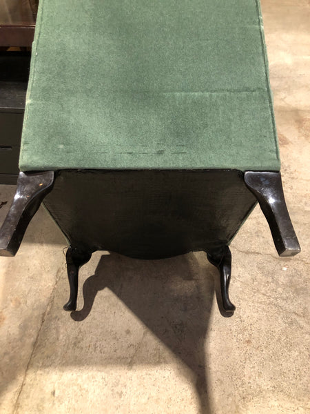 Velvet Wingback Armchair
