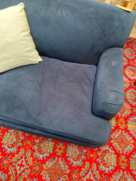 Blue Corner Sofa Bed