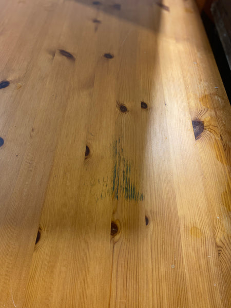 Large Pine Pedestal Desk