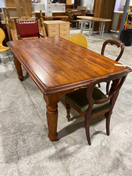 Large Wooden Dining Table