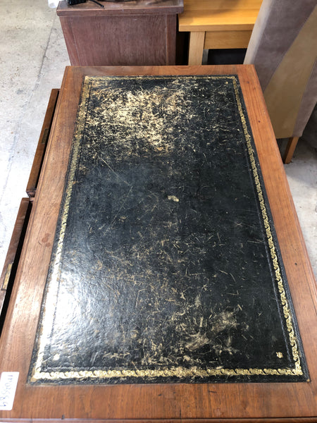 Vintage Oak Pedestal Desk