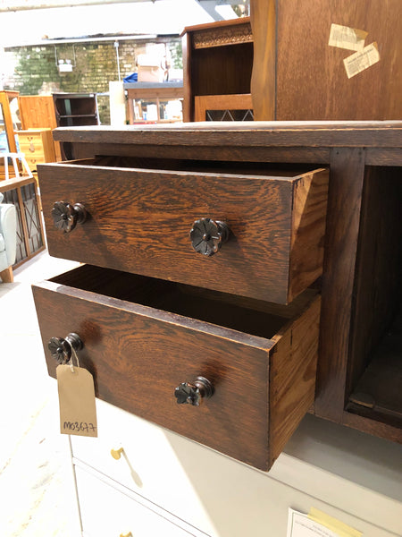 Dark Wood TV Unit