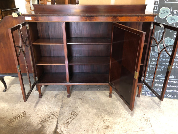 Antique Mahogany Display Cabinet