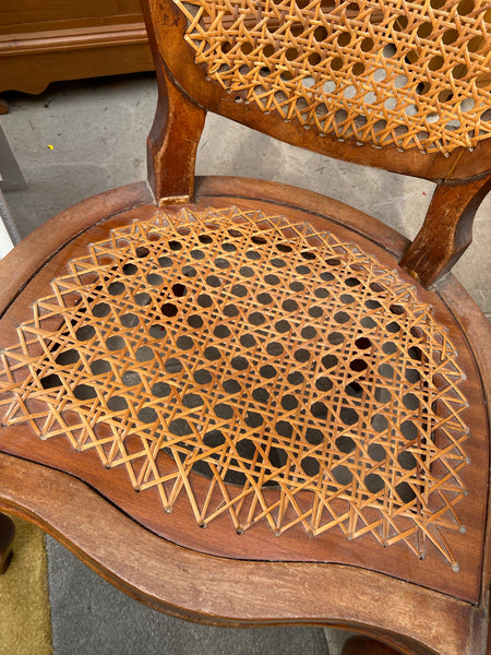 Louis XV Style Caned Armchair