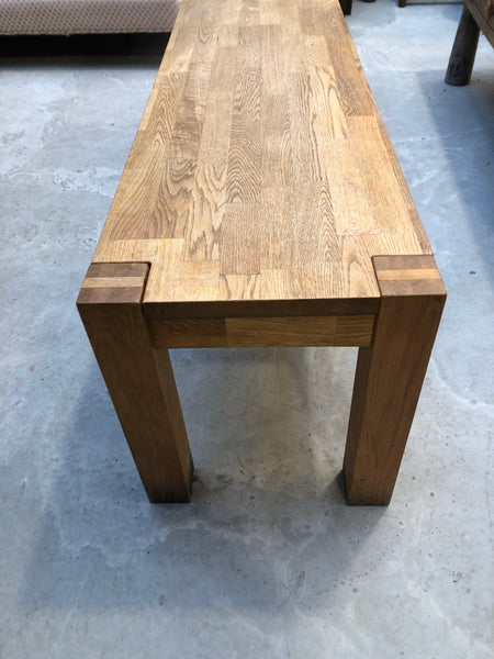 Solid Oak Bench