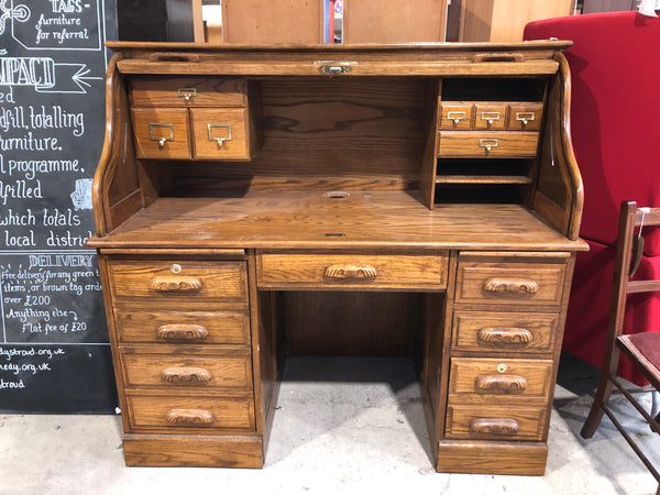 Solid Wood Bureau Computer Desk