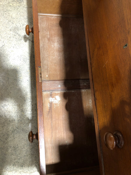 Large Antique 2 over 3 Chest of Drawers