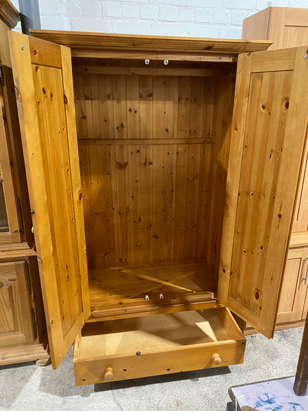 Pine Double Wardrobe