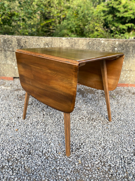 Vintage Ercol Model 383 Drop Leaf Plank Table