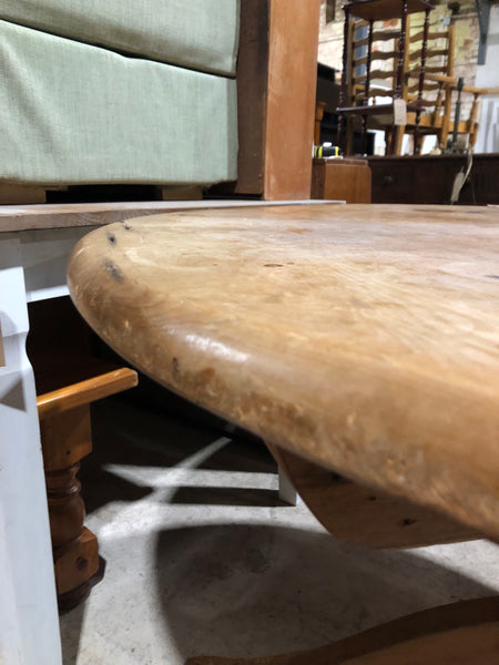 Solid Pine Circular Dining Table